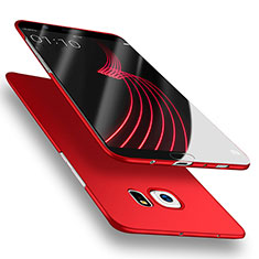 Coque Plastique Rigide Mat M02 pour Samsung Galaxy S6 Duos SM-G920F G9200 Rouge