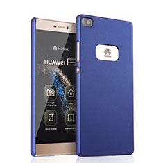 Coque Plastique Rigide Mat pour Huawei P8 Bleu