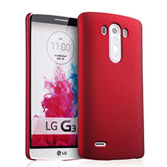 Coque Plastique Rigide Mat pour LG G3 Rouge