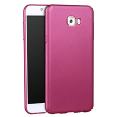 Coque Plastique Rigide Mat pour Samsung Galaxy C7 Pro C7010 Violet