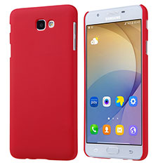 Coque Plastique Rigide Mat pour Samsung Galaxy J5 Prime G570F Rouge