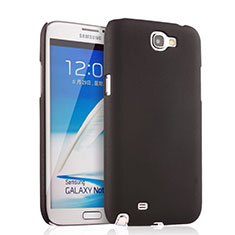 Coque Plastique Rigide Mat pour Samsung Galaxy Note 2 N7100 N7105 Noir