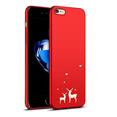 Coque Plastique Rigide Renne pour Apple iPhone 6 Rouge