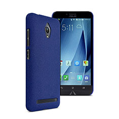 Coque Plastique Rigide Sables Mouvants pour Asus Zenfone Go ZC500TG Bleu