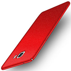 Coque Plastique Rigide Sables Mouvants pour Samsung Galaxy C9 Pro C9000 Rouge