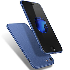 Coque Plastique Rigide Sables Mouvants Q02 pour Apple iPhone SE (2020) Bleu