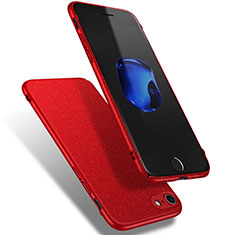 Coque Plastique Rigide Sables Mouvants Q02 pour Apple iPhone SE (2020) Rouge