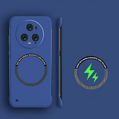Coque Plastique Rigide Sans Cadre Etui Housse Mat avec Mag-Safe Magnetic Magnetique pour Huawei Honor Magic5 Pro 5G Bleu
