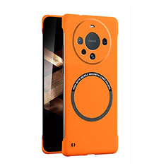 Coque Plastique Rigide Sans Cadre Etui Housse Mat avec Mag-Safe Magnetic Magnetique pour Huawei Mate 60 Orange
