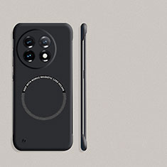 Coque Plastique Rigide Sans Cadre Etui Housse Mat avec Mag-Safe Magnetic Magnetique pour OnePlus 11 5G Noir