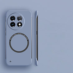 Coque Plastique Rigide Sans Cadre Etui Housse Mat avec Mag-Safe Magnetic Magnetique pour OnePlus 11R 5G Gris Lavende