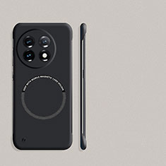 Coque Plastique Rigide Sans Cadre Etui Housse Mat avec Mag-Safe Magnetic Magnetique pour OnePlus 11R 5G Noir