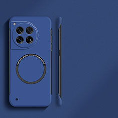 Coque Plastique Rigide Sans Cadre Etui Housse Mat avec Mag-Safe Magnetic Magnetique pour OnePlus 12 5G Bleu