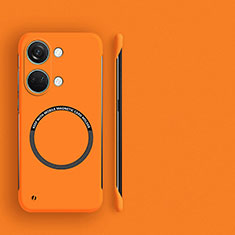 Coque Plastique Rigide Sans Cadre Etui Housse Mat avec Mag-Safe Magnetic Magnetique pour OnePlus Ace 2V 5G Orange
