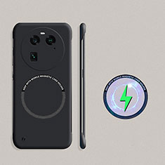Coque Plastique Rigide Sans Cadre Etui Housse Mat avec Mag-Safe Magnetic Magnetique pour Oppo Find X6 Pro 5G Noir