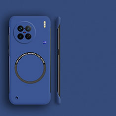 Coque Plastique Rigide Sans Cadre Etui Housse Mat avec Mag-Safe Magnetic Magnetique pour Vivo X90 5G Bleu