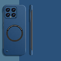 Coque Plastique Rigide Sans Cadre Etui Housse Mat avec Mag-Safe Magnetic Magnetique pour Xiaomi Mi 14 5G Bleu