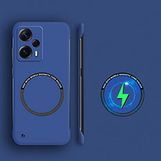 Coque Plastique Rigide Sans Cadre Etui Housse Mat avec Mag-Safe Magnetic Magnetique pour Xiaomi Poco F5 5G Bleu