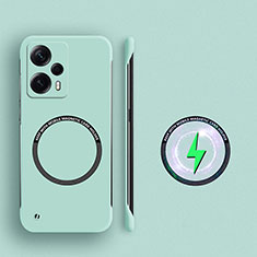 Coque Plastique Rigide Sans Cadre Etui Housse Mat avec Mag-Safe Magnetic Magnetique pour Xiaomi Poco F5 5G Pastel Vert