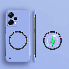 Coque Plastique Rigide Sans Cadre Etui Housse Mat avec Mag-Safe Magnetic Magnetique pour Xiaomi Poco F5 5G Violet Clair