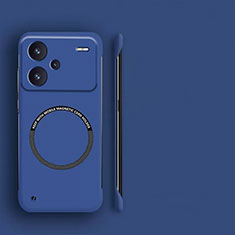 Coque Plastique Rigide Sans Cadre Etui Housse Mat avec Mag-Safe Magnetic Magnetique pour Xiaomi Redmi Note 13 Pro+ Plus 5G Bleu