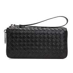 Coque Pochette Cuir Losange Universel H15 pour Xiaomi Redmi Note 11T 5G Noir