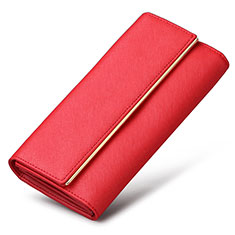Coque Pochette Cuir Universel K01 pour Huawei Enjoy 7 Plus Rouge