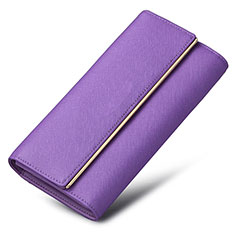 Coque Pochette Cuir Universel K01 pour Samsung Galaxy Xcover 2 S7710 Violet