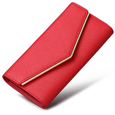 Coque Pochette Cuir Universel K03 pour Huawei Enjoy 7 Plus Rouge