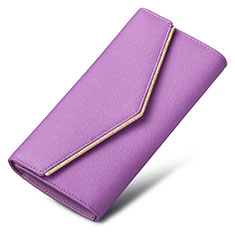 Coque Pochette Cuir Universel K03 pour Samsung Galaxy Z Flip 5G Violet