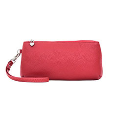 Coque Pochette Cuir Universel K12 pour Xiaomi Poco M3 Rouge