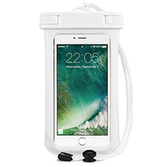 Coque Pochette Etanche Waterproof Universel pour Samsung Galaxy Z Flip3 5G Blanc