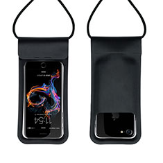 Coque Pochette Etanche Waterproof Universel W06 pour Motorola Moto G9 Plus Noir