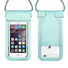 Coque Pochette Etanche Waterproof Universel W10 pour Xiaomi Pocophone F1 Bleu