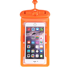 Coque Pochette Etanche Waterproof Universel W18 pour Xiaomi Pocophone F1 Orange