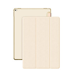 Coque Portefeuille Flip Cuir pour Apple iPad Pro 12.9 Or