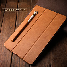 Coque Portefeuille Livre avec Pencil Holder Apple iPad Pro 10.5 Marron