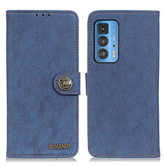 Coque Portefeuille Livre Cuir Etui Clapet A01D pour Motorola Moto Edge 20 Pro 5G Bleu