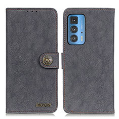 Coque Portefeuille Livre Cuir Etui Clapet A01D pour Motorola Moto Edge 20 Pro 5G Noir