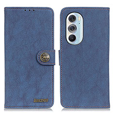 Coque Portefeuille Livre Cuir Etui Clapet A01D pour Motorola Moto Edge 30 Pro 5G Bleu