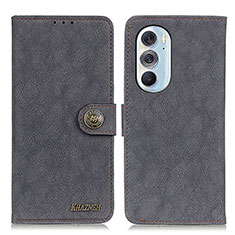 Coque Portefeuille Livre Cuir Etui Clapet A01D pour Motorola Moto Edge Plus (2022) 5G Noir