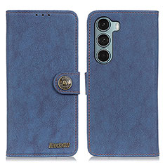 Coque Portefeuille Livre Cuir Etui Clapet A01D pour Motorola Moto Edge S30 5G Bleu