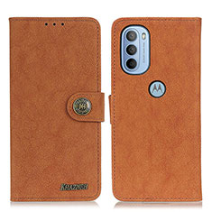 Coque Portefeuille Livre Cuir Etui Clapet A01D pour Motorola Moto G31 Marron