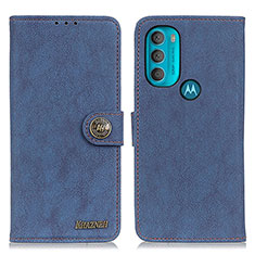 Coque Portefeuille Livre Cuir Etui Clapet A01D pour Motorola Moto G71 5G Bleu