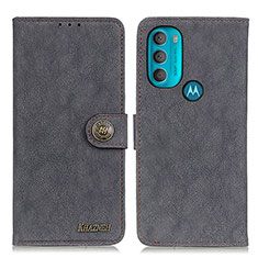 Coque Portefeuille Livre Cuir Etui Clapet A01D pour Motorola Moto G71 5G Noir