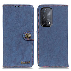 Coque Portefeuille Livre Cuir Etui Clapet A01D pour OnePlus Nord N200 5G Bleu