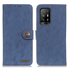 Coque Portefeuille Livre Cuir Etui Clapet A01D pour Oppo A95 5G Bleu