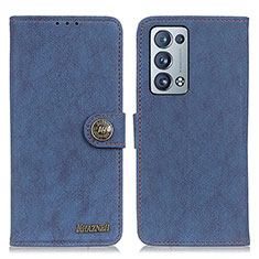 Coque Portefeuille Livre Cuir Etui Clapet A01D pour Oppo Reno6 Pro 5G Bleu