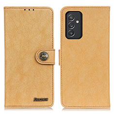 Coque Portefeuille Livre Cuir Etui Clapet A01D pour Samsung Galaxy A05s Or