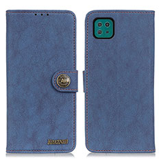 Coque Portefeuille Livre Cuir Etui Clapet A01D pour Samsung Galaxy A22 5G Bleu